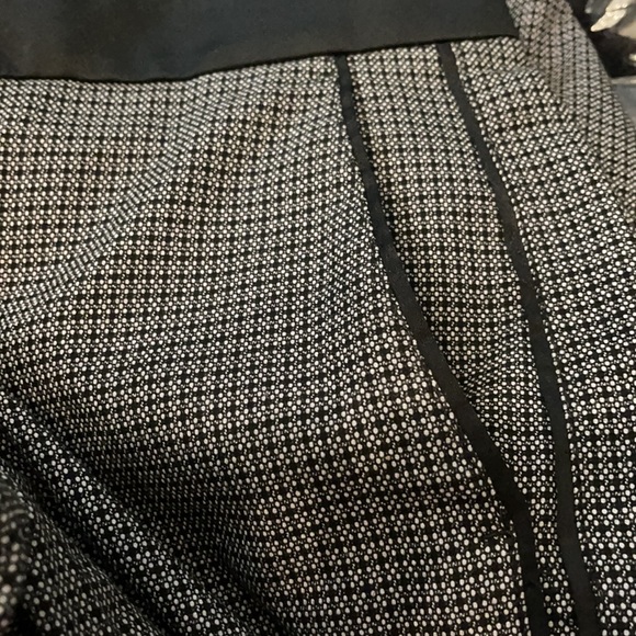 Banana Republic Dress Printed Stripe Black Pants - Picture 9 of 10